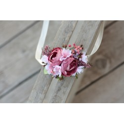 Floral, flower bracelet, wedding wrist corsage