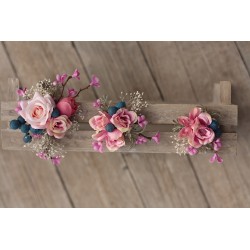 Floral flower hair clip, pin