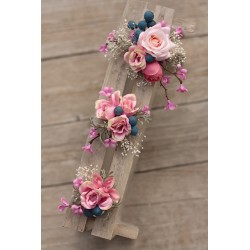 Floral flower hair clip, pin