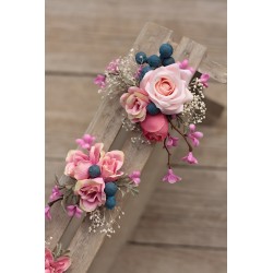 Floral flower hair clip, pin