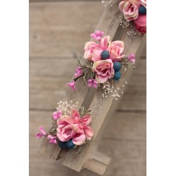 Floral flower hair clip, pin