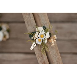Floral flower hair clip, pin