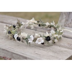 Floral, flower hair wreath, crown