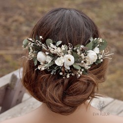 Floral, flower quarter head...