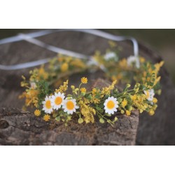 Floral, flower hair wreath, crown