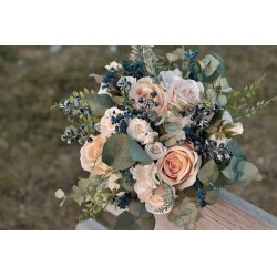 Svatební kytice pro nevěstu "Zrcadlo lásky II."