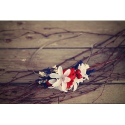 Folk floral, Flower headband, hairband