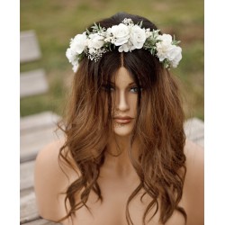 Floral, flower hair wreath, crown