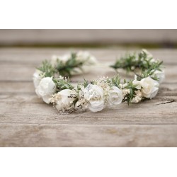 Floral, flower hair wreath, crown