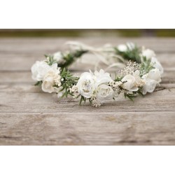Floral, flower hair wreath, crown