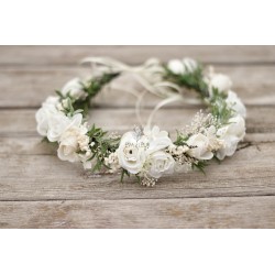 Floral, flower hair wreath, crown