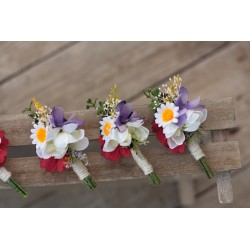 Flower groom's boutonniere, corsage