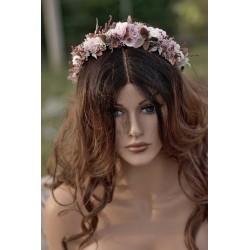 Květinový půlvěneček do vlasů "Patří nám celý svět"