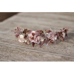 Květinový půlvěneček do vlasů "Patří nám celý svět"