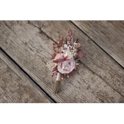 Korsáž - klopa ženicha "Patří nám celý svět"