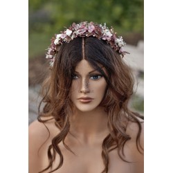 Květinový půlvěneček do vlasů "Patří nám celý svět II."