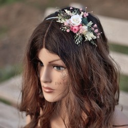 Květinová čelenka do vlasů...
