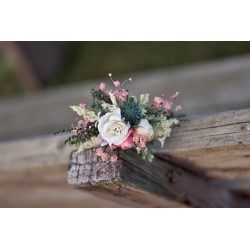 Květinová čelenka do vlasů "Bodláček II."