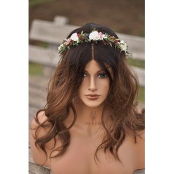 Květinový věneček do vlasů "Vezmi mě do svých snů V."