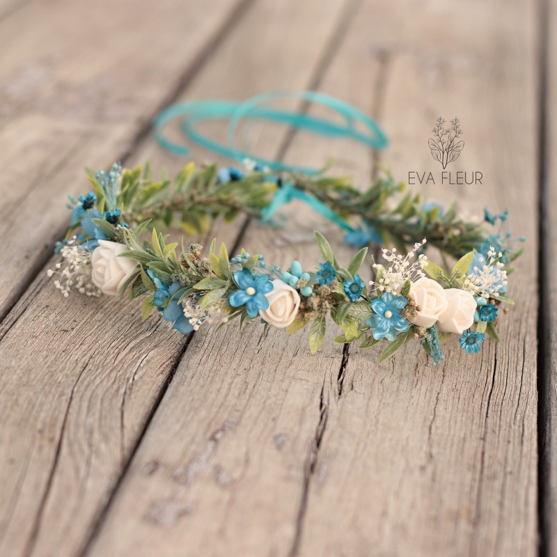 Floral, flower hair wreath, crown