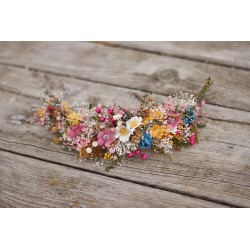 Floral, flower half head wreath, hair wreath, crown