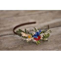 Květinová čelenka do vlasů "Folklorní XI."