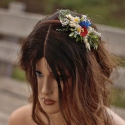 Květinová čelenka do vlasů...