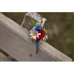 Korsáž - klopa ženicha "Folklorní XI."