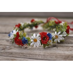 Květinový věneček do vlasů "Folklorní XI."