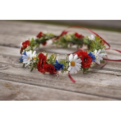 Květinový věneček do vlasů "Folklorní XI."