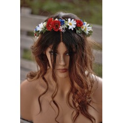 Květinový věneček do vlasů "Folklorní XI."