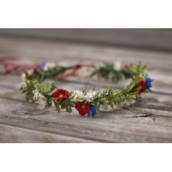 Květinový věneček do vlasů "Folklorní XI."