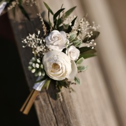 Korsáž - klopa ženicha "Oba...