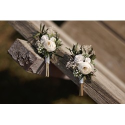 Korsáž - klopa ženicha "Oba to víme"