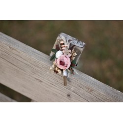 Korsáž - klopa ženicha "Skrytá zákoutí"