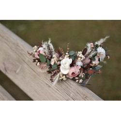 Květinový půlvěneček do vlasů "Skrytá zákoutí"