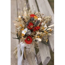 Svatební kytice pro nevěstu "Polibek léta"