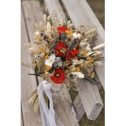 Svatební kytice pro nevěstu "Polibek léta"