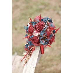 Svatební kytice pro nevěstu "Navy blue II."