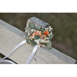 Květinový náramek na ruku "Síla lásky"