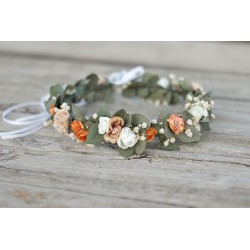 Květinový věneček do vlasů "Síla lásky"