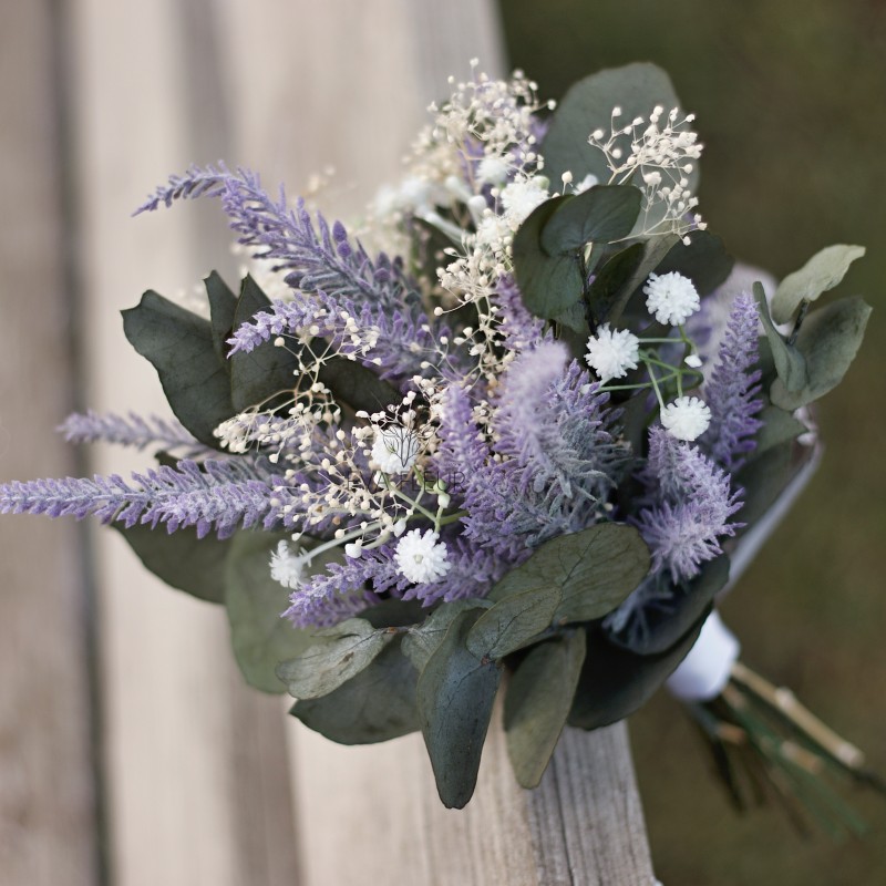 Kytice pro družičku, maminku, svědkyni "Levandule s eukalyptem II. "