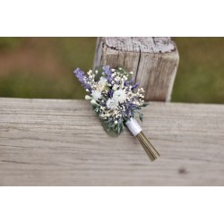 Korsáž - klopa svědka "Levandule s eukalyptem II."