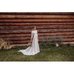 Květinový věneček do vlasů "Láska mezi dvěma srdci"