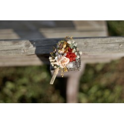 Korsáž - klopa ženicha "Když podzim hřeje IX."