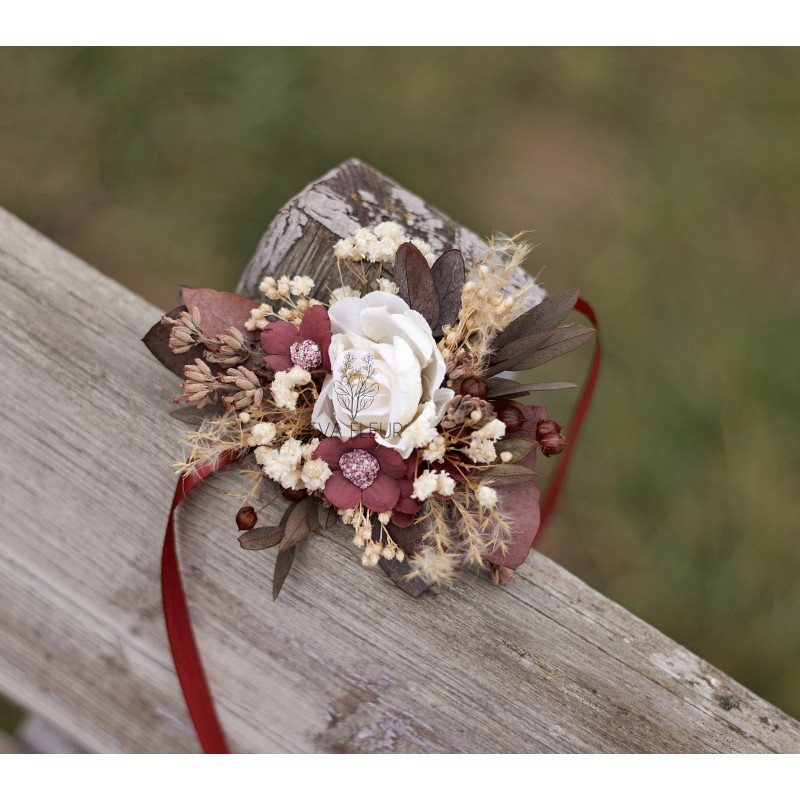 Květinový náramek na ruku "Milovat a odpouštět"