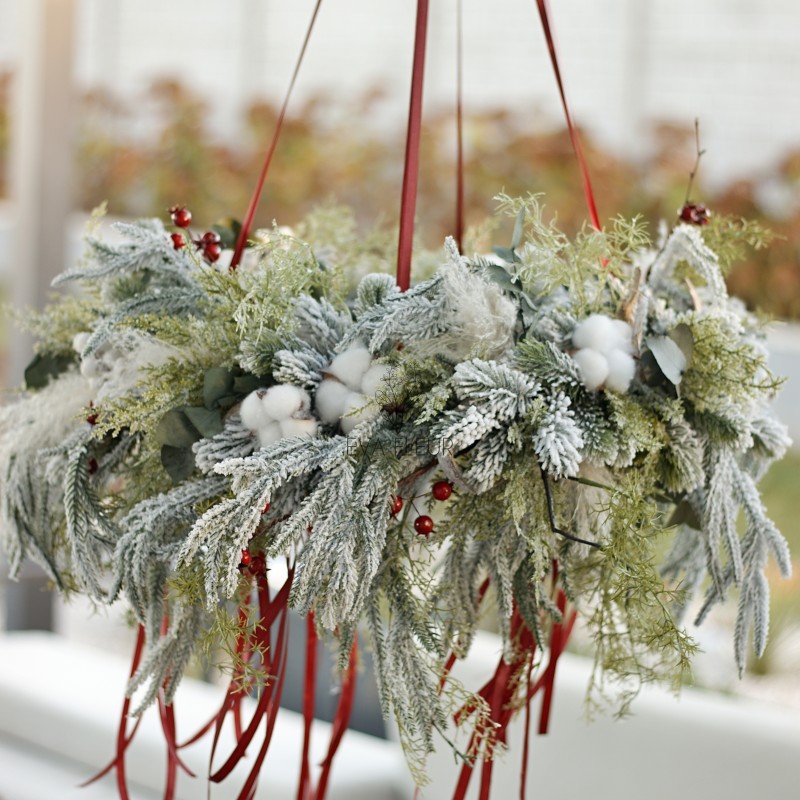 Závěsný věnec "Zimní kolotoč"