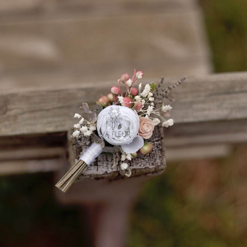 Korsáž - klopa ženicha "Pro Tebe jen XI."