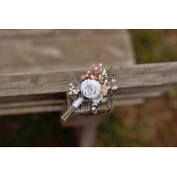 Korsáž - klopa ženicha "Pro Tebe jen XI."