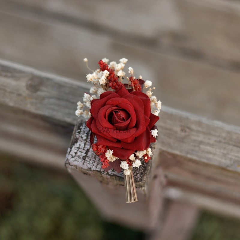 Korsáž - klopa ženicha "Patřím jen Tobě IV."